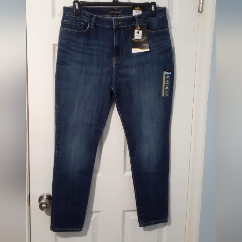 Lee Women's Deep Indigo Skinny Jeans